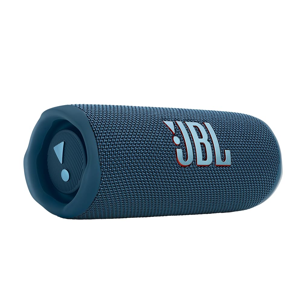 JBL FLIP 6 Waterproof Portable Speaker Bundle with gSport Carbon Fiber Case (Blue)