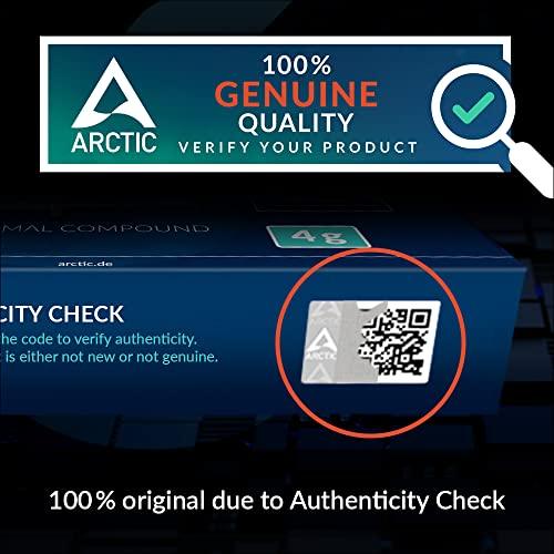 ARCTICARCTIC MX-4 (incl. Spatula, 4 g) - Premium Performance Thermal Paste for All Processors (CPU, GPU - PC, PS4, Xbox), Very high Thermal Conductivity, Long Durability, Safe Application, Non-Conductive - GEAR4EVER
