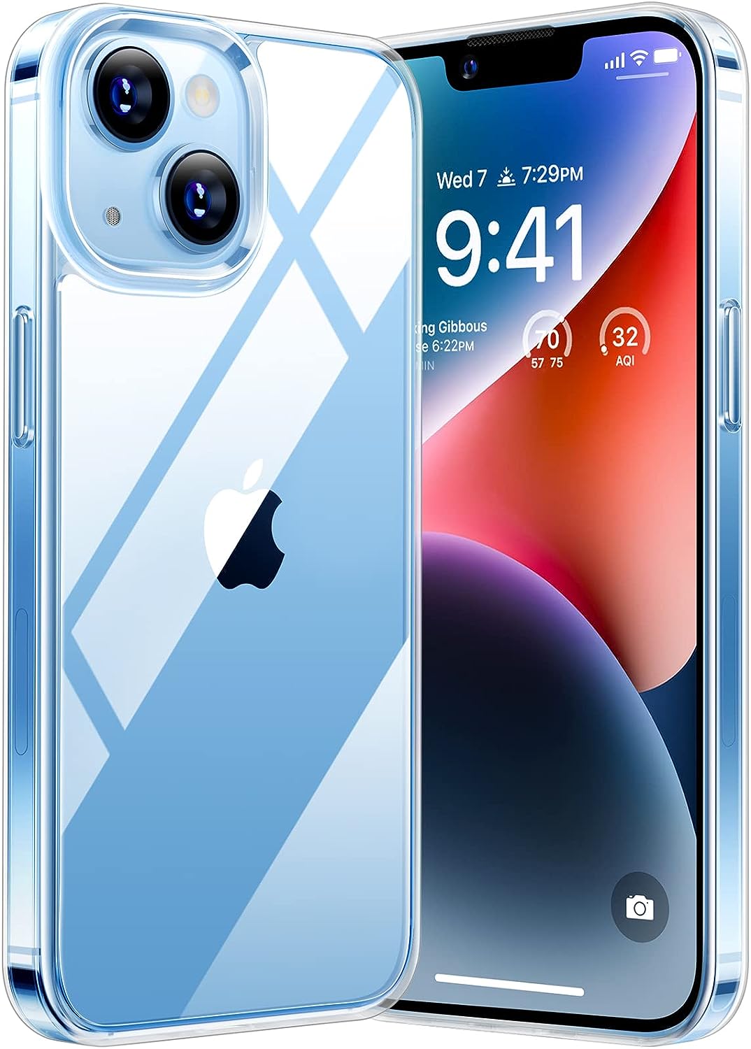 GEAR4EVER for iPhone 14 Pro Plus Pro Max Premium Clear Case - Bumper Protection and Perfect Fit Case - Clear