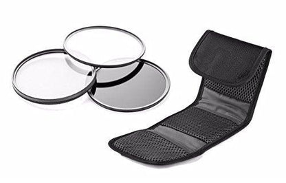 High Grade Multi-Coated, Multi-Threaded, 3 Piece Lens Filter Kit Compatible with Panasonic Lumix DMC-FZ200 | DMC-FZ300 - GEAR4EVER