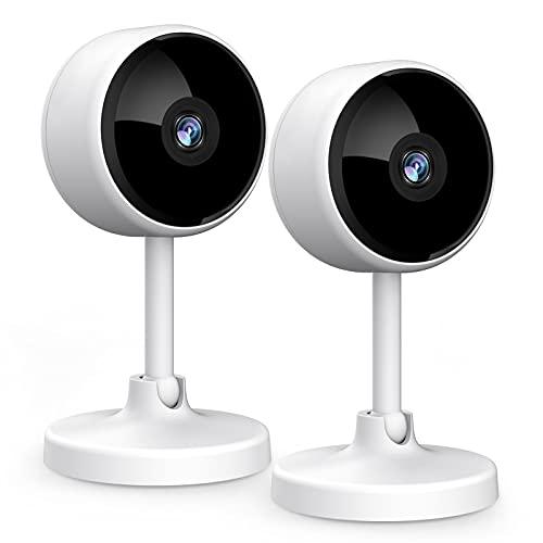Indoor Camera, Cameras for Home Security with Night Vision, Pet Camera with Phone App, 1080P Indoor Security Camera, Motion Detection, 2-Way Audio, WiFi Camera Home Camera Compatible with Alexa - GEAR4EVER