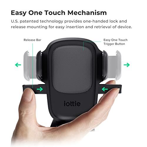 iOttie Easy One Touch 5 Dashboard & Windshield Universal Car Mount Phone Holder Desk Stand with Suction Cup Base and Telescopic Arm for iPhone, Samsung, Google, Huawei, Nokia, other Smartphones - GEAR4EVER