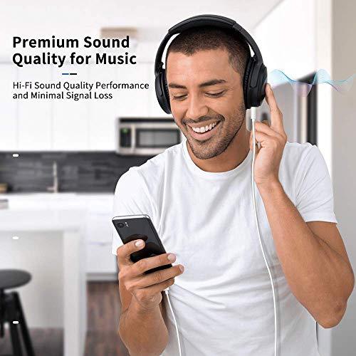 iSkey [Apple MFi Certified Aux Cord for iPhone, 3.5mm Aux Cable for Car Compatible with iPhone 13 12 11 XS XR X 8 7 6 iPad iPod for Car Home Stereo, Speaker, Headphone, Support All iOS Version - GEAR4EVER