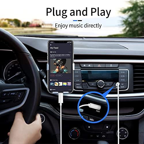 iSkey [Apple MFi Certified Aux Cord for iPhone, 3.5mm Aux Cable for Car Compatible with iPhone 13 12 11 XS XR X 8 7 6 iPad iPod for Car Home Stereo, Speaker, Headphone, Support All iOS Version - GEAR4EVER