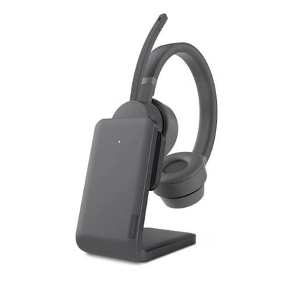 Lenovo Go - Wireless ANC Headset - Bluetooth Headset - Active Noise Cancelling - Rotatable Boom Mic - Microsoft Teams Certified, Iron Grey, Large - GEAR4EVER