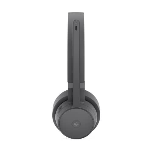 Lenovo Go - Wireless ANC Headset - Bluetooth Headset - Active Noise Cancelling - Rotatable Boom Mic - Microsoft Teams Certified, Iron Grey, Large - GEAR4EVER