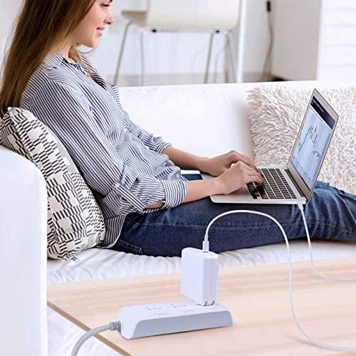 Mac Book Pro Charger - 118W USB C Charger Fast Charger Compatible with MacBook Pro/Air 13, 14, 15, 16 Inch, iPad Pro, Samsung Galaxy, and More USB-C Devices(7.2 ft Cable Included) - GEAR4EVER