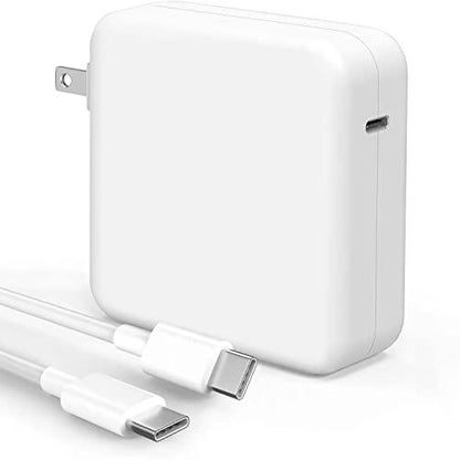 Mac Book Pro Charger - 118W USB C Charger Fast Charger for USB C Port MacBook pro & MacBook Air, ipad Pro, Samsung Galaxy and All USB C Device, Include Charge Cable（7.2ft/2.2m） - GEAR4EVER