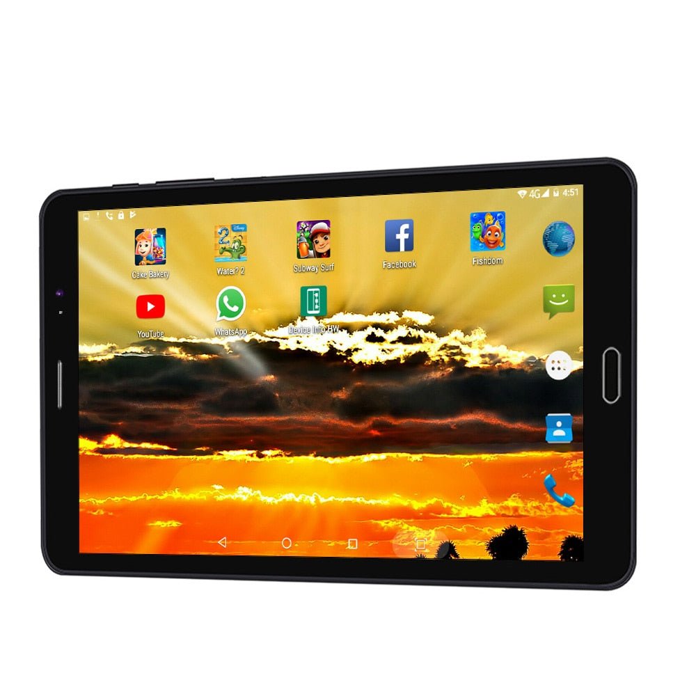 GenericNew Original 8" Tablet Pc Octa Core Android 9 Russian Version 4G Network Dual SIM WiFi Bluetooth Mobile Phone Tablets 4GB+32GB - GEAR4EVER