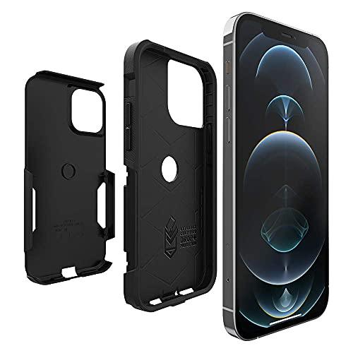 OtterBoxOtterBox iPhone 12 & iPhone 12 Pro Commuter Series Case - BLACK, slim & tough, pocket-friendly, with port protection - GEAR4EVER