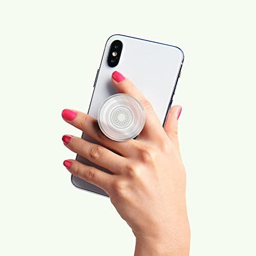 PopSocketsPopSockets Translucent Phone Grip with Expanding Kickstand, PopSockets for Phone - Clear - GEAR4EVER