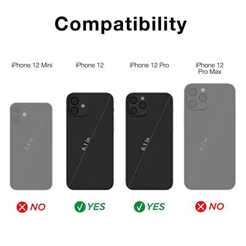 RAPTICRAPTIC Shield Case Compatible with iPhone 12 Case & iPhone 12 Pro Case, Shock Absorbing Protection, Durable Aluminum Frame, 10ft Drop Tested, Fits iPhone 12 & 12 Pro, Black - GEAR4EVER