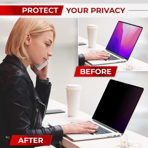 SightProSightPro Magnetic Privacy Screen for MacBook Pro 13 Inch (2016, 2017, 2018, 2019, 2020, 2021, 2022, M1, M2) Laptop Privacy Filter and Anti-Glare Protector - GEAR4EVER