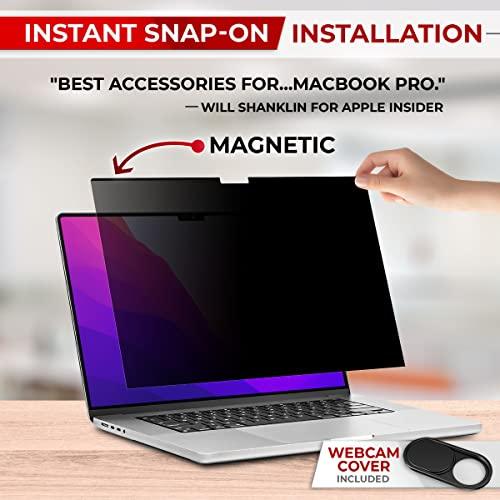 SightProSightPro Magnetic Privacy Screen for MacBook Pro 13 Inch (2016, 2017, 2018, 2019, 2020, 2021, 2022, M1, M2) Laptop Privacy Filter and Anti-Glare Protector - GEAR4EVER