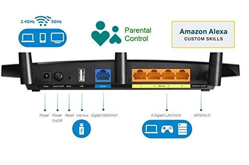 TP-LinkTP-Link AC1750 Smart WiFi Router (Archer A7) -Dual Band Gigabit Wireless Internet Router for Home, Works with Alexa, VPN Server, Parental Control, QoS - GEAR4EVER