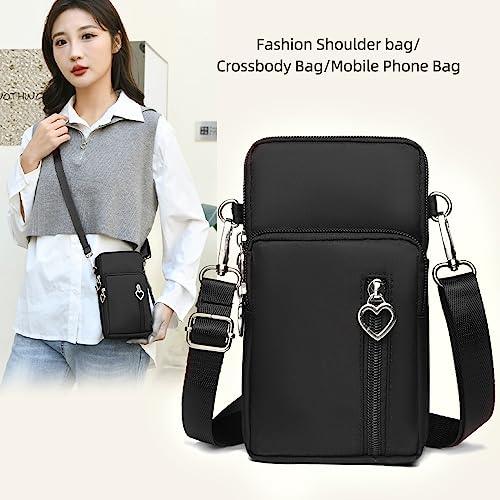 OnefeelUniversal Crossbody Wallet Phone Bag for Women Mini Shoulder Arm Bag Cell Phone Purse Compatible for iPhone/Samsung Galaxy - GEAR4EVER