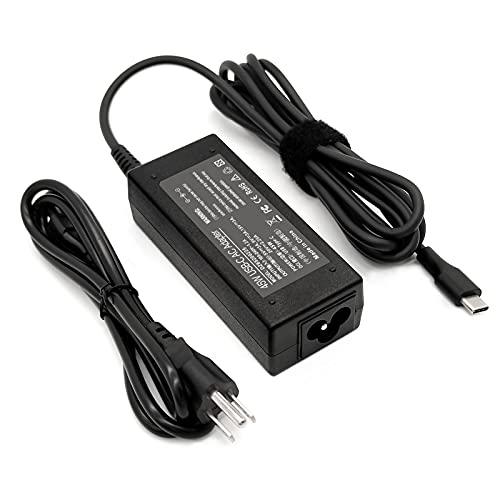 ROAYEWEYUSB Type C 45W Chromebook Charger for HP Chromebook 14 X360 14-ca051wm 14-ca052wm 14-ca091wm ca061dx 14-ca0061dx 14-ca060nr 14-ca020nr 14-ca043cl USB C Power Supply Adapter - GEAR4EVER